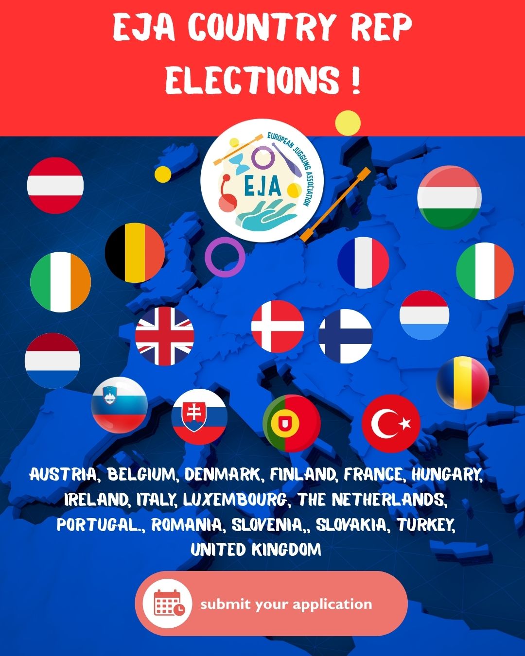 Become a Country Rep for the EJA!