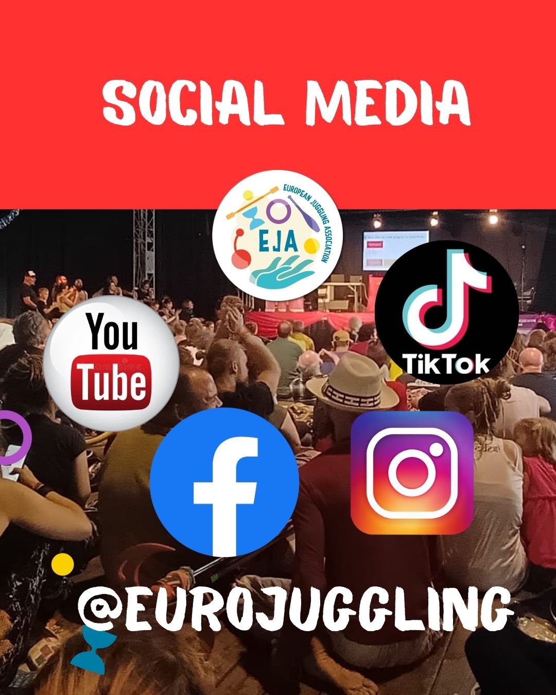 🎪✨ We’re now on TikTok & YouTube! ✨🎪