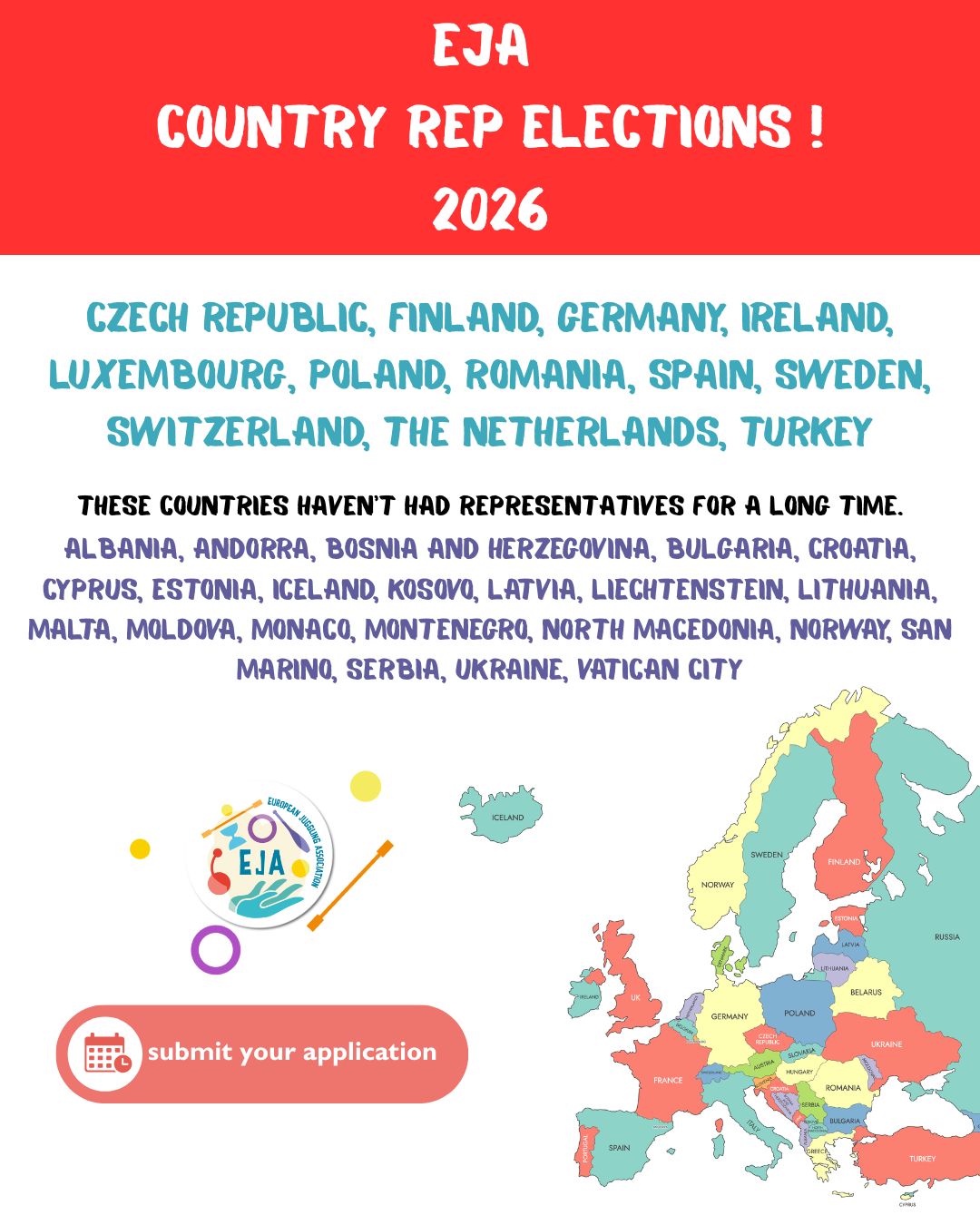 ๐๐ฅ EJA Country Rep Elections 2026 โ We need YOU