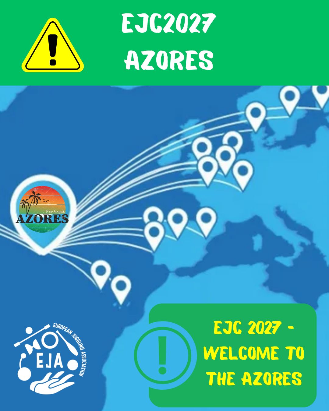 ๐ EJC 2027 Awarded to the Azores