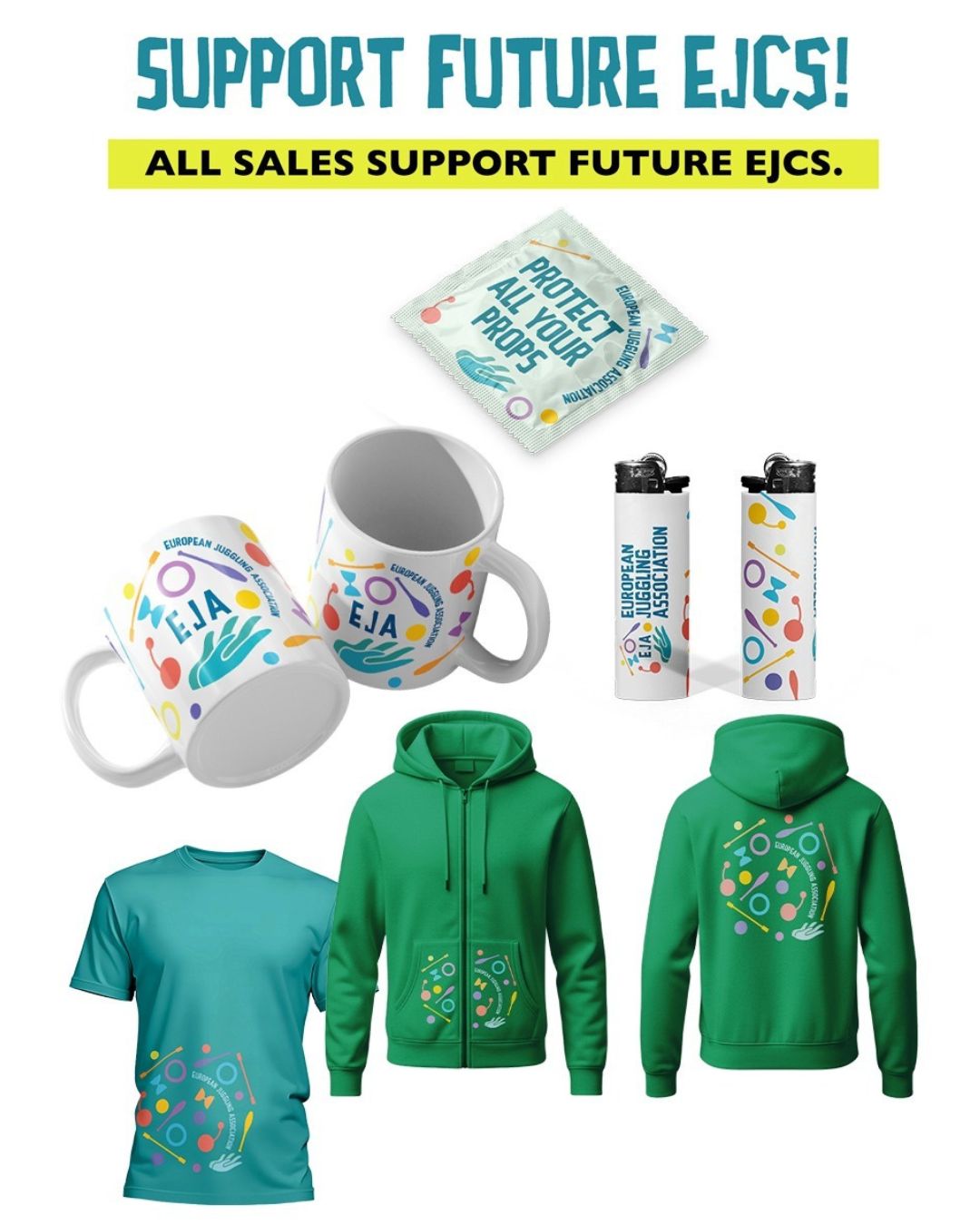 🛍️ WEAR THE EJA. SUPPORT THE FUTURE OF THE EJC. 💜