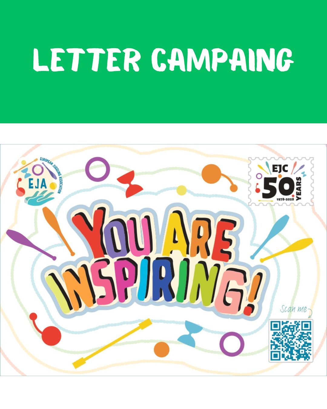 π The EJC Letter Campaign is back!